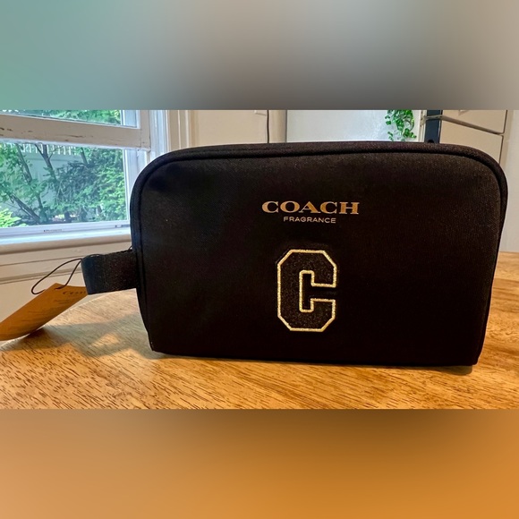 Coach Black and Gold Toiletry Bag - Picture 6 of 6